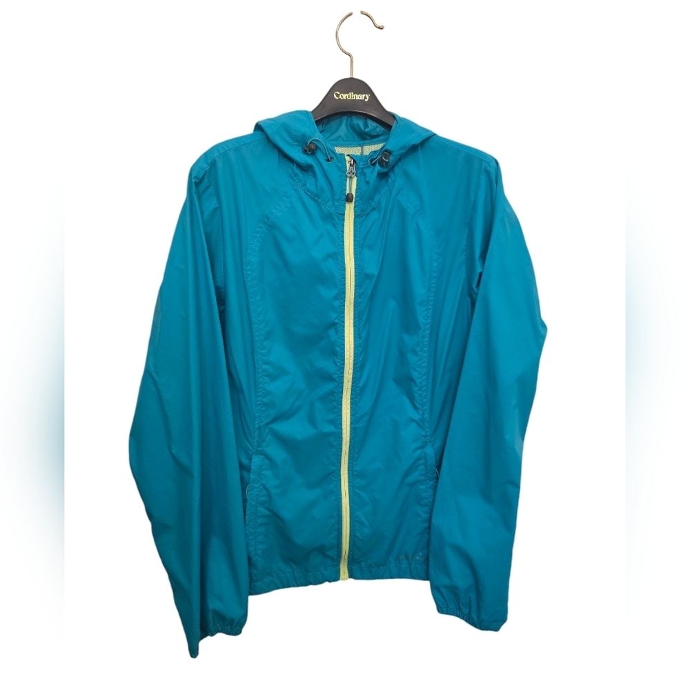 Eddie Bauer Small Windbreakers Elastic Band Turquois